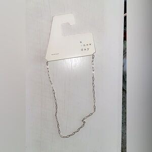 a new day silver necklace!